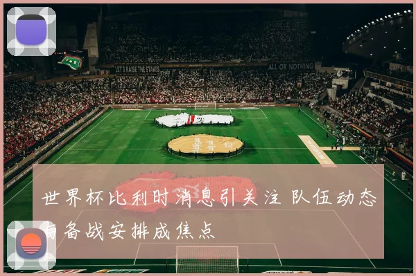 世界杯比利时消息引关注 队伍动态与备战安排成焦点